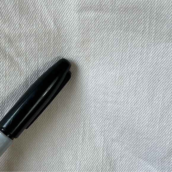 ULLA JOHNSON Women's Brodie Jeans Tapered Ankle Off White Ivory Size 10 Ballon - Picture 15 of 16